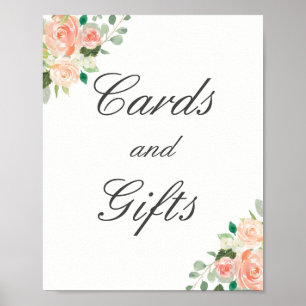 Poster Mariage Des Cartes Et Cadeaux Floraux