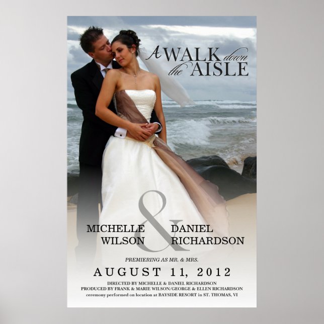 Poster mariage Photo Movie - Créez votre propre (Devant)