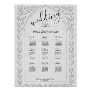 Poster Mariage Silverleaf Elven