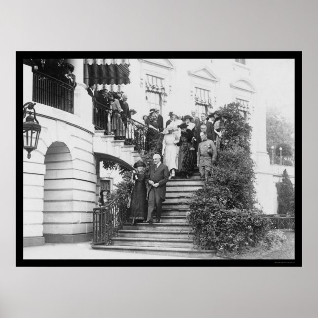 Poster Marie Curie et le président Harding 1922 (Devant)