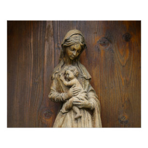 Poster Marie Et Bébé Jésus