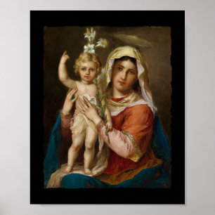 Poster Marie et Jésus avec Lily
