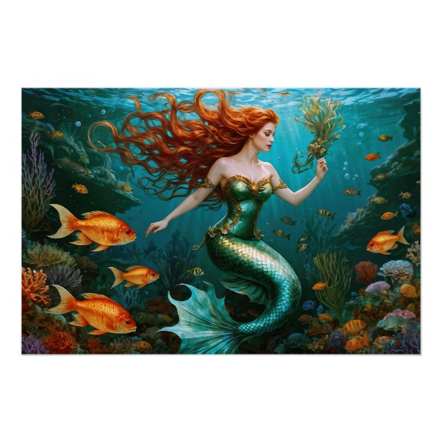 Poster "Marielle" - Belle sirène dansante (Devant)