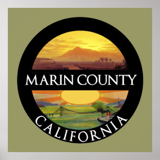 Poster Marin County California