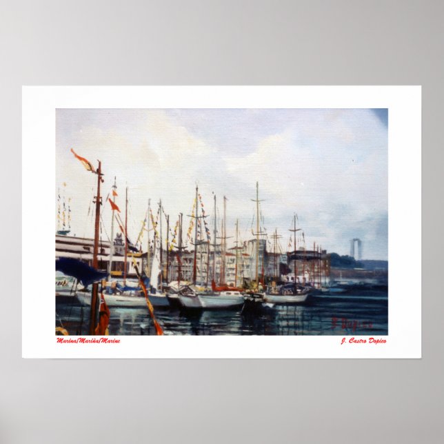 Poster Marina/Mariña/Marine (Devant)