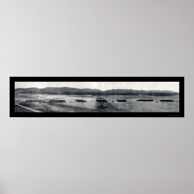 Poster Marine Dress Parade Photo 1911 (Devant)