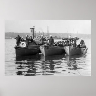 Poster Marins sur le congé : 1915