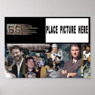 Poster Mario Mosaic avec photo individuelle