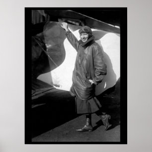 Poster Marjorie Stinson, seule image femme_Guerre