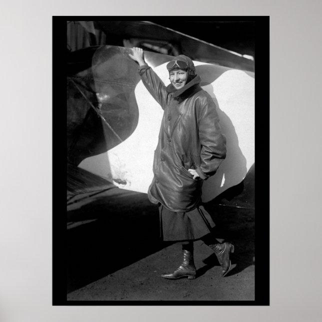 Poster Marjorie Stinson, seule image femme_Guerre (Devant)