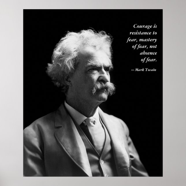 Poster Mark Twain (Devant)
