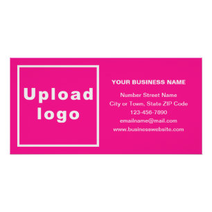 Poster Marque d'affaires sur Rectangle rose brillant Post