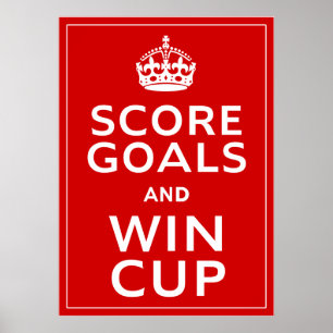 Poster Marquez les buts et gagnez le ~ Angleterre Footie