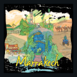 Poster Marrakech<br><div class="desc">Si vous aimez Marrakech Maroc alors vous aimerez ce grand design inspiré par cette ville merveilleuse.</div>