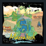Poster Marrakech<br><div class="desc">Si vous aimez Marrakech Maroc alors vous aimerez ce grand design inspiré par cette ville merveilleuse.</div>