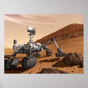 Poster Mars Curiosity