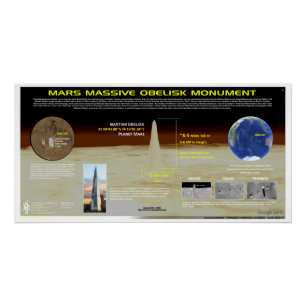 Poster Mars Obelisk