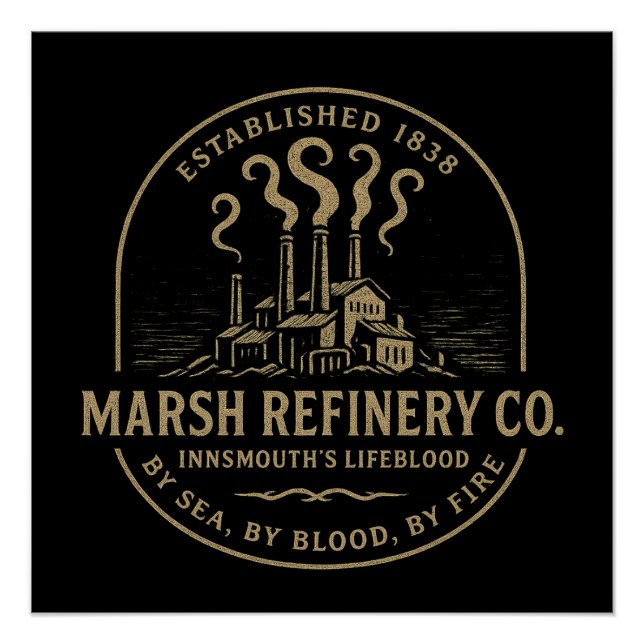 Poster Marsh Refinery Co. - Le sang d’Innsmouth (Devant)