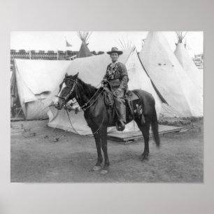 Poster Martha Canary "Calamity Jane" à cheval