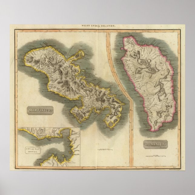 Poster Martinico, Dominique (Devant)