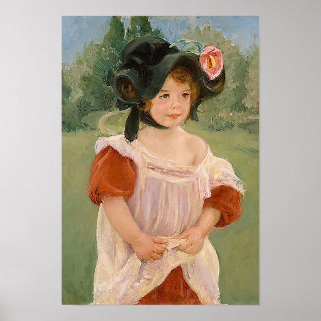 Poster Mary Cassatt "Spring: Margot Standing in a Garden" (Devant)
