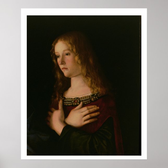 Poster Mary Magdalene, détail de la Vierge et de l'Enfant (Devant)