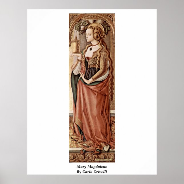 Poster Mary Magdalene. Par Carlo Crivelli (Devant)