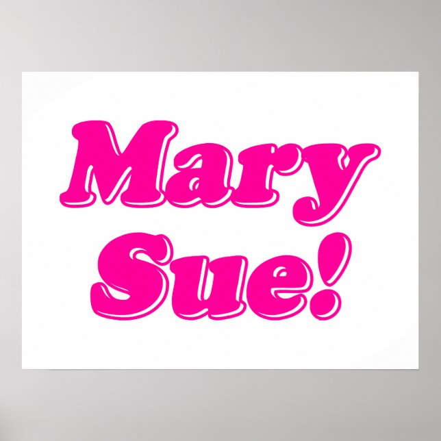 Poster Mary Sue ! (Devant)