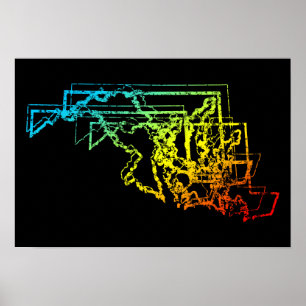 Poster maryland chill flou
