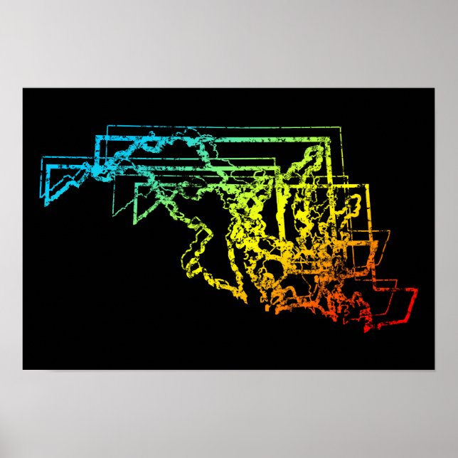 Poster maryland chill flou (Devant)
