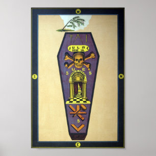 Poster Masonic Tracing Board - Master Mason