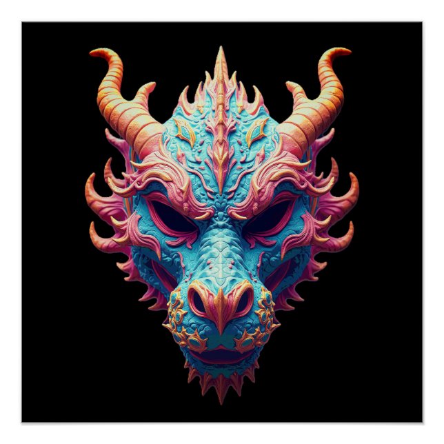 Poster Masque de dragon Aurora (Devant)