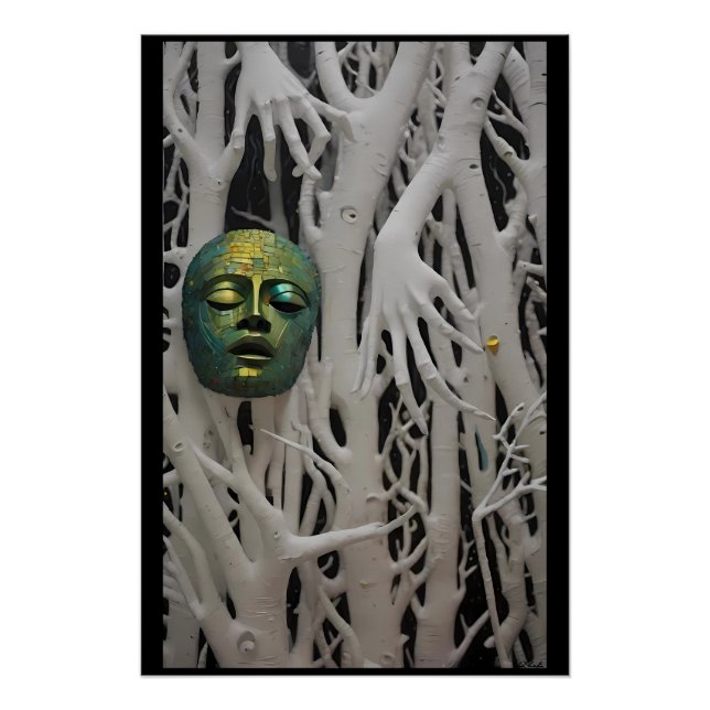 Poster Masque de la mort des célébrités anciennes (Devant)