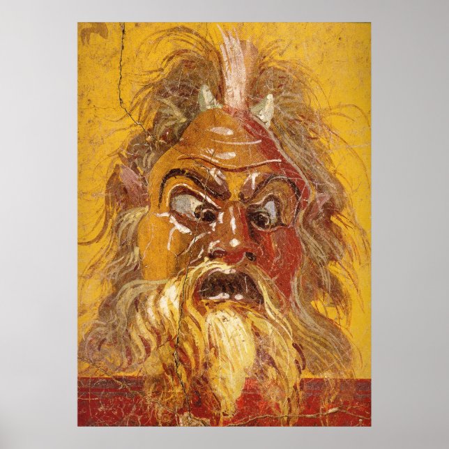 Poster Masque de théâtre (Devant)