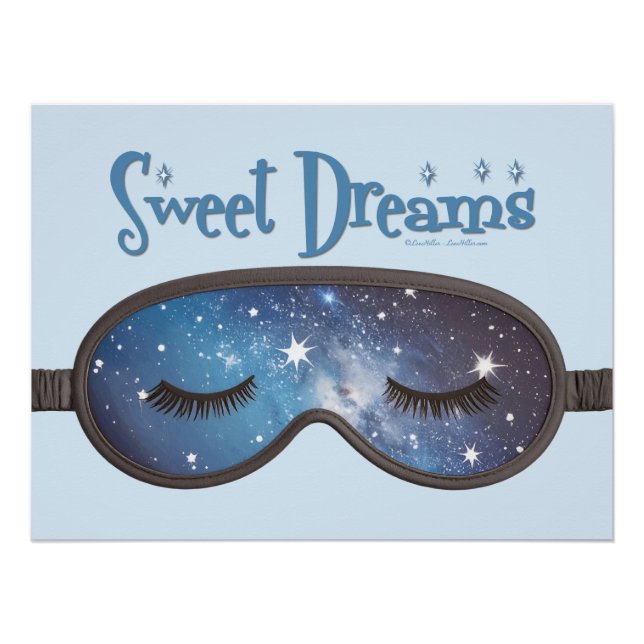 Poster Masque de visage Sweet Dreams (Devant)