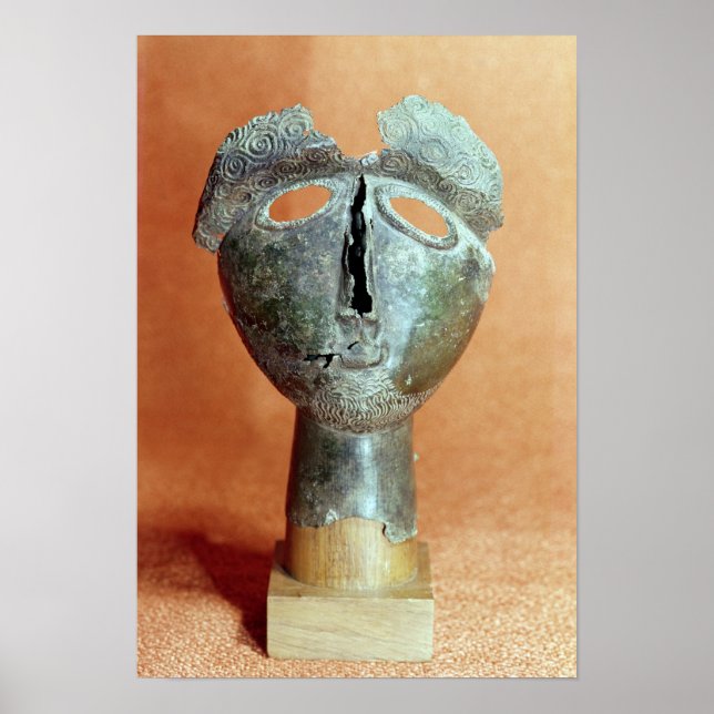 Poster Masque d'une divinité pyrénéenne, de Montouse (Devant)