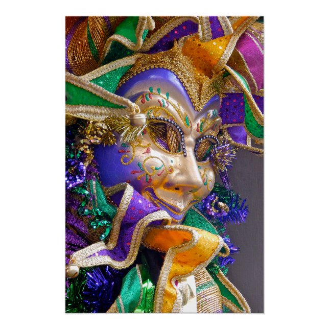Poster Masque Mardi Gras (Devant)