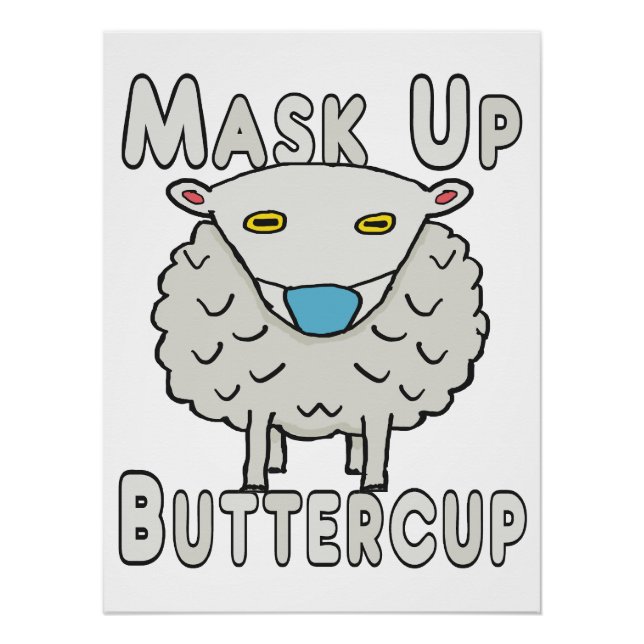 Poster Masquer la tasse à beurre vers le haut (Devant)