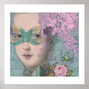 Poster Masquerade Marie Antoinette