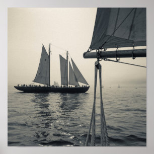 Poster Massachusetts, Gloucester, Schooner Festival 2