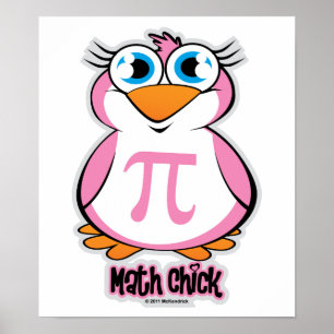 Poster Math Chick