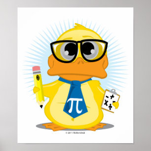 Poster Math Enseignant Canard