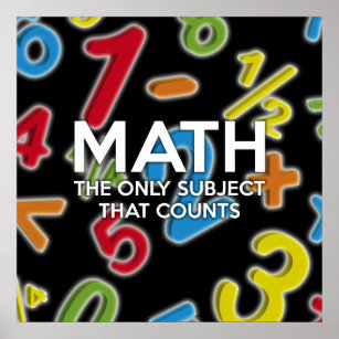 Posters Affiches Citations Maths Zazzle Fr