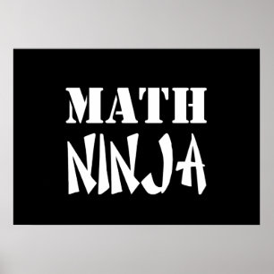 Poster Math Ninja