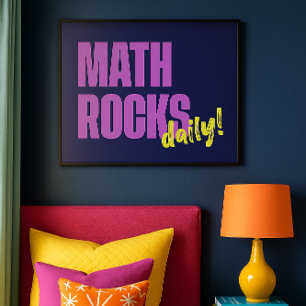 Poster Math Rocks Daily