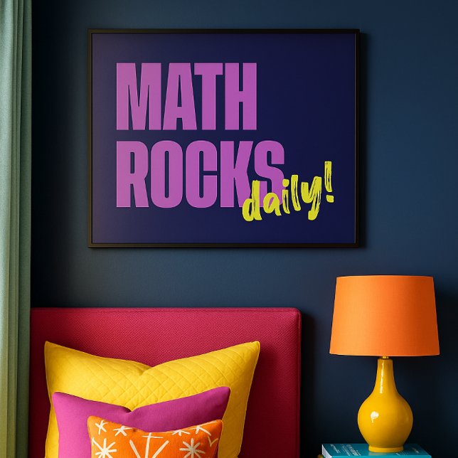 Poster Math Rocks Daily (Créateur téléchargé)