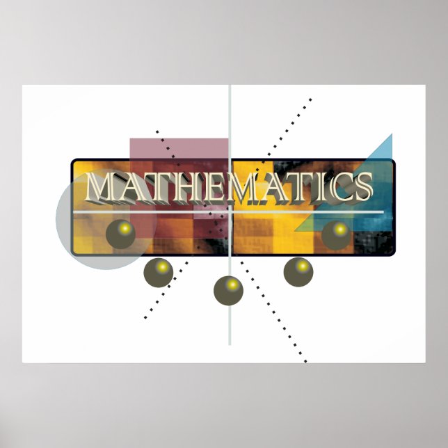 Poster mathématiques (Devant)