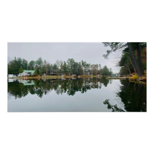 Poster Matin au lac Miroir   (Devant)