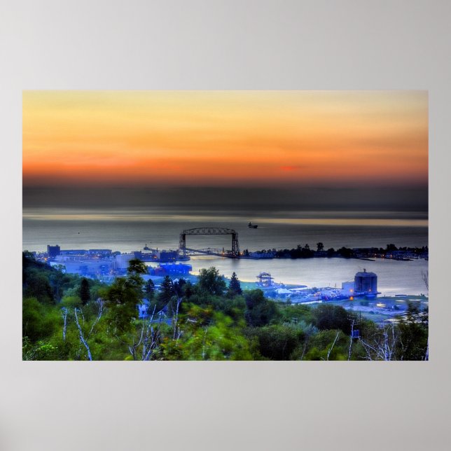 Poster Matin brumeux (Devant)