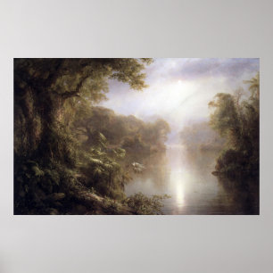 Poster Matin sous les tropiques par Frederic Edwin Church
